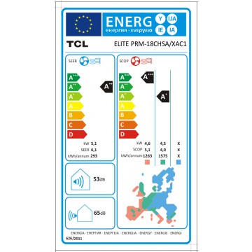 TCL Elite Premium PRM-18CHSA/XAC1 Κλιματιστικό Inverter 18000 BTU A++/A+
